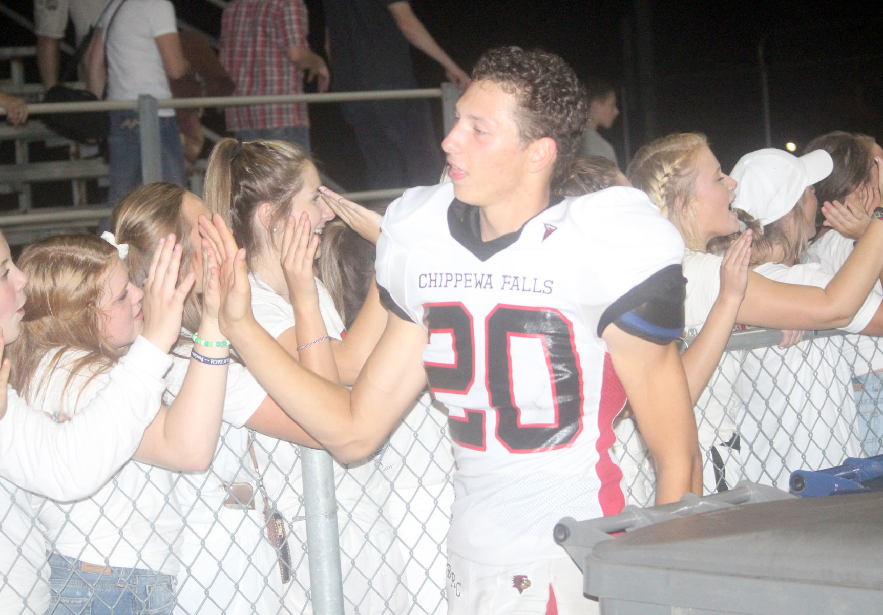 Chi-Hi football at Eau Claire Memorial 9-14-18